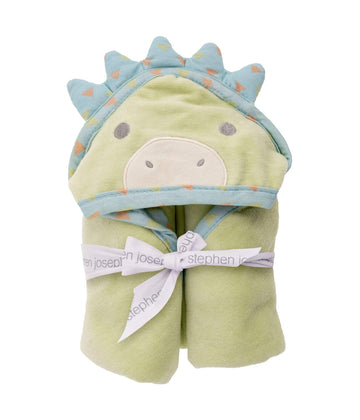 Stephen Joseph Hooded Bath Towel, Dino