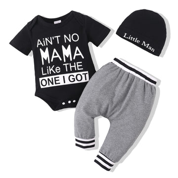 Renotemy Baby Boy Summer Clothes Short Sleeve Newborn Toddler Boy Clothes Outfits Boy Outfits 12-18 Months