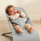Babybjrn Bouncer Bliss, Woven M  Lange, Light Grey