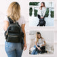 Miss Fong Mini Diaper Bag Backpack Leather Diaper Bag, Baby Diaper Bag, Small Diaper Bag, 11 Pockets Diaper Bag Organizer With H