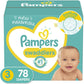 Pampers Swaddlers Diapers, Size 3, 78 Count