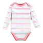 Hudson Baby Unisex Baby Cotton Long-Sleeve Bodysuits, Glitter Unicorn, 9-12 Months