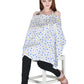 Switchon Feeding Apron Cover Maternity Cover 100% Cotton Maternity Breastfeeding Multipurpose For Mothers (White_Multi1)