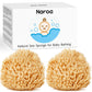 Naroa Natural Baby Bath Sponge In Gift Box | Premium Soft Wool Sea Sponge For Babies | Newborn Bath Time Essentials | Sustainabl