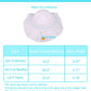 Baby White Hat Toddler Girl Sunhat 50+ Infant Spf Hat Protective Wide Brim Infant Bucket Hat Girls,12-24 Months