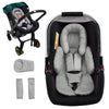 Baby Car Seat Head Support for Doona Stroller, Thickened Infant Carseat Head Support with 3 Strap Covers, Reversible Car Seat In