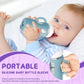 Desing Wish 4 Pack 8Oz Silicone Sleeves With Handles For Avent Glass Natural Baby Bottles, Anti Breakage Protective Sleeves Comp