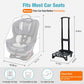 Tonyeee Upgraded Car Seat Travel Bag With Wheels, Car Seat Bags For Air Travel, Car Seat Storage Bag With Foldable Trolley, Padd