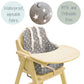 Messy Me High Chair Cushion For Wooden High Chairs - Easy To Fit Seat Pad - Fully Wipe Clean Baby Cushion Cover To Keep Baby Com