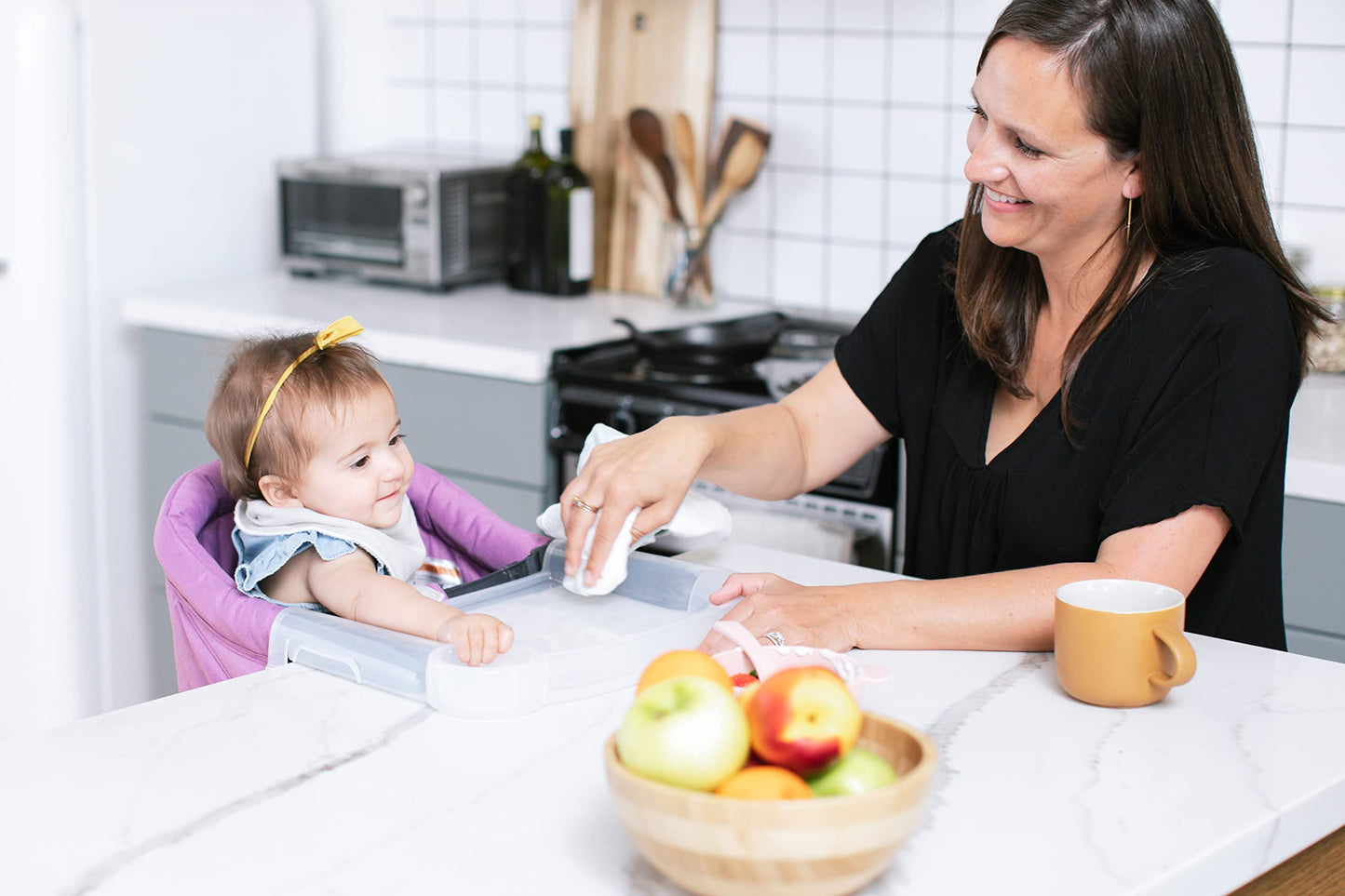 Inglesina Fast Table Chair - Award-Winning Convenient Baby High Chair - Use At Most Tables Or Restaurants Without Leaving Scratc