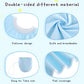 Newwiee 5 Pcs Large Towel Bib Toddler For Baby Toddler Cloth Bib Soft Pullover Baby Absorbent Full Coverage Drooling Feeding(Lov