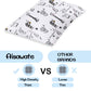 Kid Toddler Pillowcase 2 Pack - Organic Cotton Toddler Travel Pillow Case - Hypoallergenic Envelope Closure Girls Boys Pillow Co
