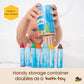 Honeysticks Super Jumbo Bath Crayons Non Toxic (7 Pack) for Toddlers 1-3 and Kids 4-8, Natural Beeswax Crayons, Food-Grade Color