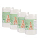 ALVABABY Diaper Liners 4 Rolls for Baby Cloth Diaper 11.8 x 7.1 Inch Disposable Natural Soft Compostable Fragrance Free and Chlo