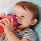 The First Years Take & Toss Spill Proof Sippy Cups - Reusable Toddler Cups - Rainbow - Kids Cups And Snap On Lids For Ages 9 Mon