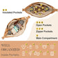 Miss Fong Leather Diaper Tote Backpack - Large Diaper Bag With 11 Organizers, Changing Pad, Stroller Straps, 4 Insulated Pockets