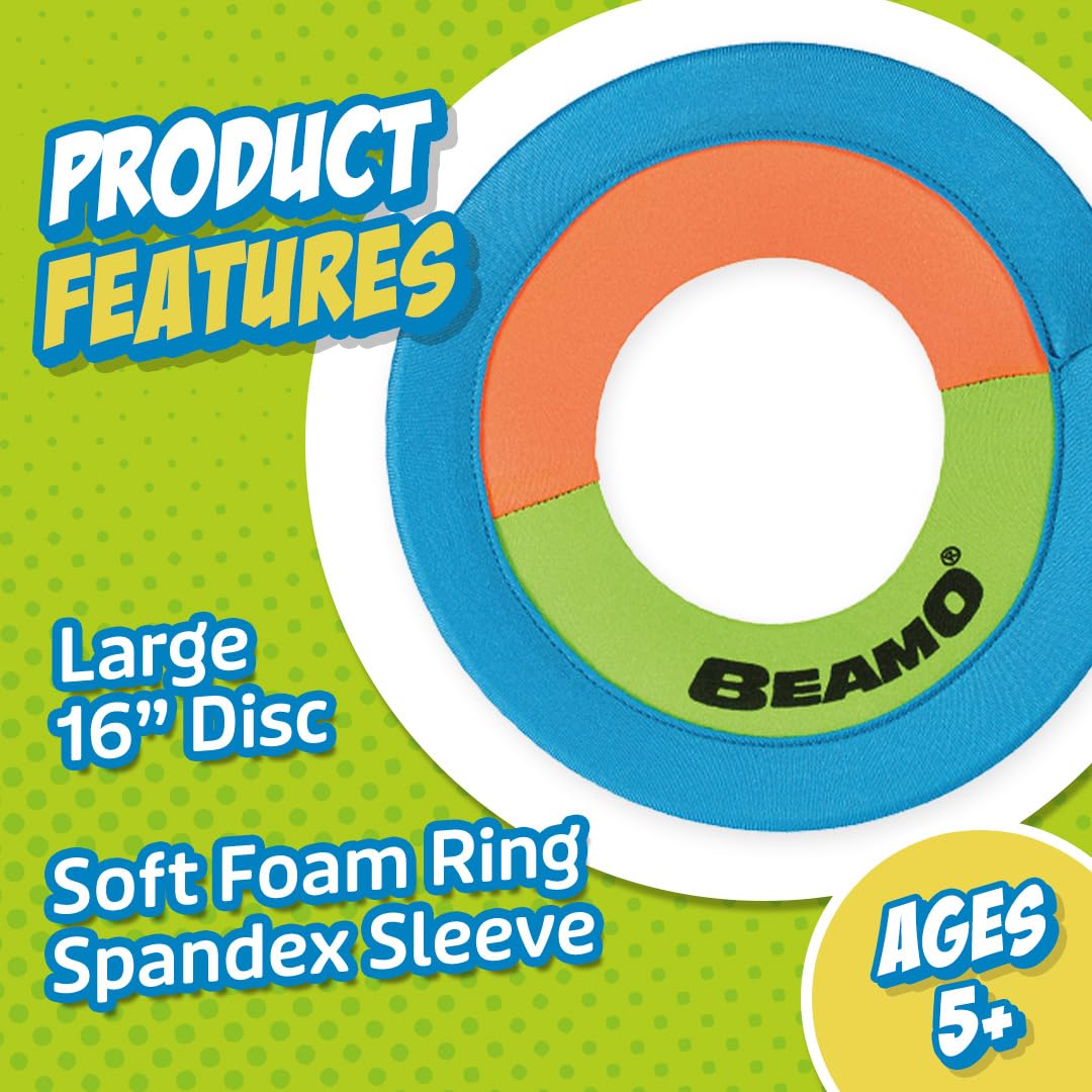 Toysmith: 16 Beamo, Easy to Throw and Catch, Outdoor Play, For Ages 5 and up