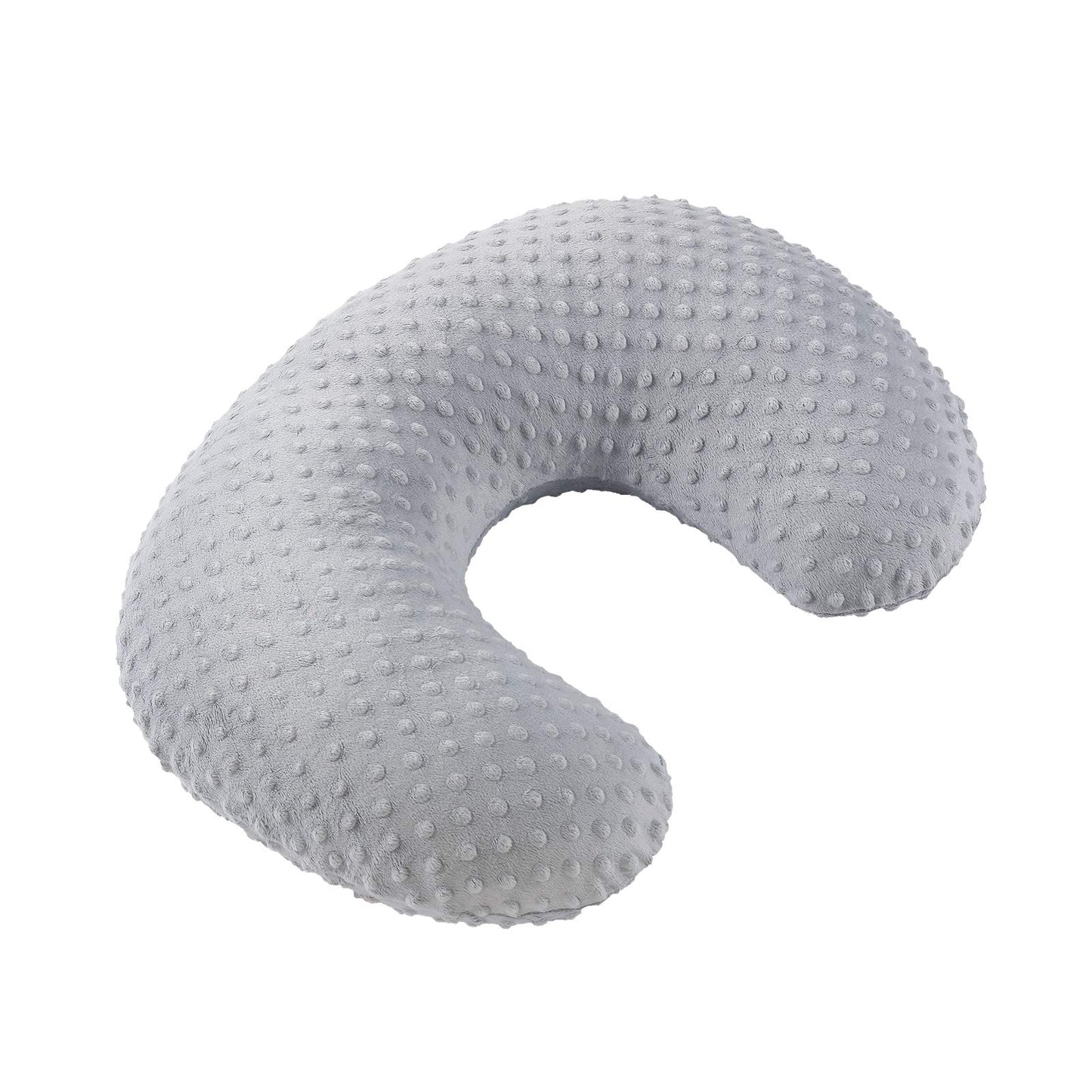 Nursing Pillow Cover Breastfeeding Pillow Cases Minky Dot Slipcover (Beige)