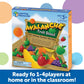 Learning Resources Avalanche Fruit Stand - 42 Pieces, Ages 3+ Toddler Learning Toys, Fine Motor/Grip Game, Develops Color Matchi
