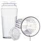 Reflo Smart Cup (Clear 2-Pack) Open Training Cup, Toddler Cup, No Suction 6Oz, 360 Control-Flow, Usa Made Premium High-Impact Pl