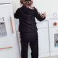 Newborn Baby Girl Clothes Outfits Infant Hoodie Sweatshirt Pants Headband Toddler Girl Clothing Set (Newborn, Black)