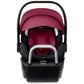 Britax Willow S Infant Car Seat with Alpine Base, ClickTight Technology, Rear Facing Car Seat with RightSize System, Ruby Onyx