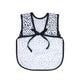 Bapronbaby Organic Dot Bapron - No Neck Tie Safer Bib For Baby & Toddler - Soft Waterproof Stain Resistant - Machine Washable -
