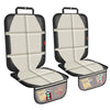 Xhyang Car Seat Protector, 2 Pack, Universal Fit, Polyvinyl Chloride & Leather, For Child Baby Car Seat, Waterproof, Durable, 60