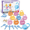 YYDeek Locks and Key Toddler Toys, Number Counting Busy Board, Preschool Learning Activities, Kindergarten Classroom Must Haves,