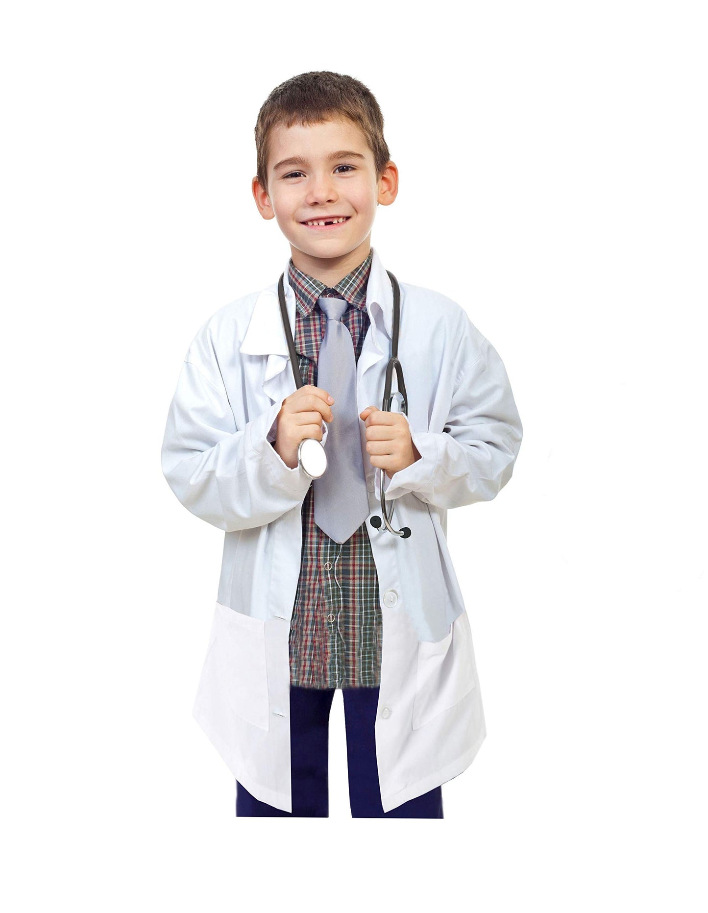 Natural Uniforms Real Children'S Lab Coat For School Projects Halloween Costumes, Size (7)