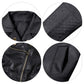 Uniqueone Baby Boys Girls Kids Outfits Spring Autumn Pu Faux Leather Lapel Jacket Oblique Zipper Outerwear Coat Size 4-5 Years/T