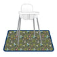 Bapronbaby Camping Bears Splash Mat - Waterproof Catch-All For Under High Chairs, Floors, Tables, Playtime Or Arts & Crafts - Ma