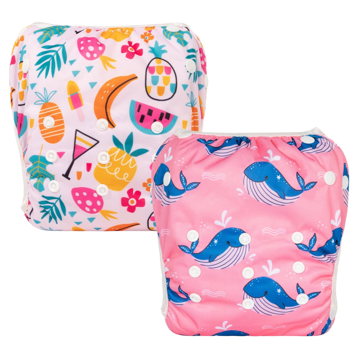 Alvababy Swim Diapers Baby & Toddler Snap Large Size Reusable Adjustable Baby Boy Zyk103-D118