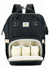 House Of Quirk Baby Diaper Bag Maternity Backpack (Black)