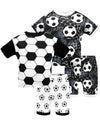 Daughter Queen Boys Pajamas 18-24 Months Summer Pjs Soccer Pj Sets Baby Toddler 100% Cotton Short Sleeve Jammies Ball Sleepwear