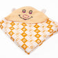 NAMAN Baby Blankets New Born Combo of All Season Hooded Wrappers Cum Towel for Baby Boys and Baby Girls