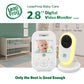 Leapfrog Lf2423 Baby Monitor, 2.8    Screen Video Monitor With Camera, 2-Way Audio, 1000Ft Range, Night Vision, Soothing Lullabi