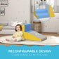Soozier 2 Piece Climb And Crawl Activity Play Set, Soft Secure Foam Playset For Toddler, Preschooler, Indoor Play, Baby Learning