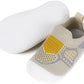 Baby Socks Boys Girls Breathable Walking Shoes Toddler Slippers Infant Shoes Toddle Sneaker With Soft Rubber Sole,Khaki-4