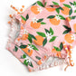 Rufflebutts Baby Girls Upf 50+ Sun Protection Novelty Print Long Sleeve One Piece Rash Guard Swimsuit With Zipper - Orange You T