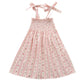 Tibe Pincess Baby Girls Rompers Dress Toddler Strap Smocked Summer Floral Boho Maxi Dresses Matching Outfits Sisters Dress Size