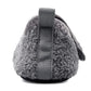 Lisdwde Kids Slippers Boys Girls House Slippers Indoor Shoes Winter Warm Cotton Slipper Cozy Plush Home Slippers Dark Grey 3.5-4