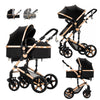 2 in 1 Baby Stroller, Convertible Pram, Reversible Standard Baby Stroller, Portable Baby Buggy, Infant Carriage, Foldable High L