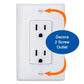6-Pack Safety Innovations Self-Closing (2 Screw) Decora Outlet Covers- An Alternative To Wall Socket Plugs For Child Proofing Ou