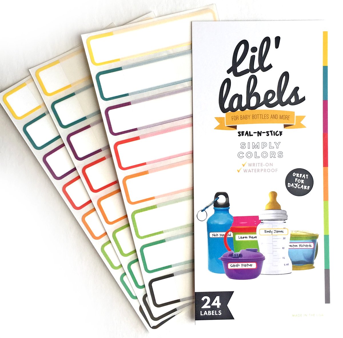 Infant Labels Bottle Labels, Food Pantry Label, Write-On, Self-Laminating, Waterproof ...