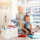 Fxocshe Rectangular Baby Laundry Basket,Mushroom Basket,Collapsible Waterproof Kids Toys Storage Baskets,Kids Gift Basket,Toy Bi
