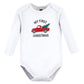Hudson Baby Boys Cotton Long-Sleeve Bodysuits And Toddler T-Shirt Set, Christmas Tree, 12-18 Months Us