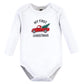 Hudson Baby Unisex Cotton Long-Sleeve Bodysuits And Toddler T-Shirt Set, Christmas Tree, 9-12 Months Us