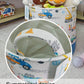 Langyashan Laundry Basket Cotton Collapsible Organizer Storage Basket For Boys Girls Laundry Hamper Toy Bins Gift Baskets Bedroo
