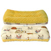 Reidio 1Pcs Toddler Pillow Double Sided Breathable Soft Cotton & Minky Dot Fabric Kids Pillow Cute Small Pillow Machine Washable